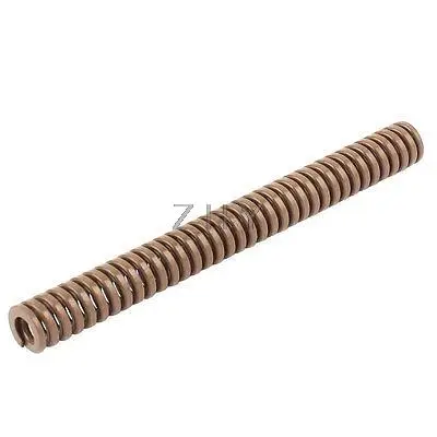 Super Heavy Load Brown Spiral Stamping Compression Die Spring 10x100mm