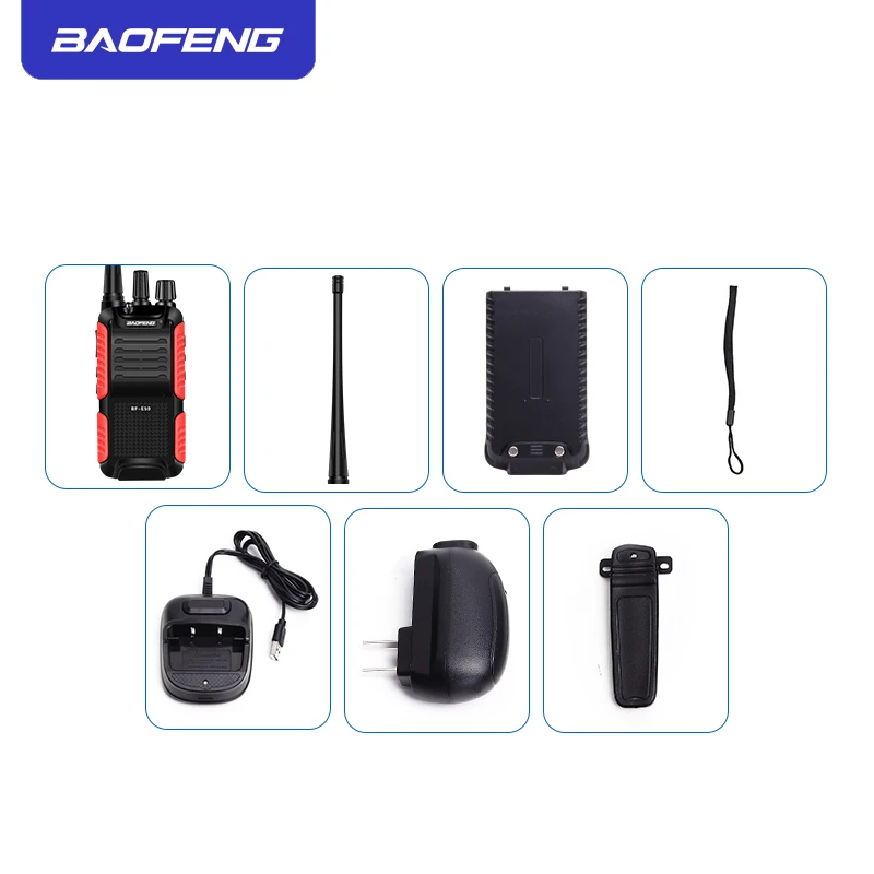 Иди и болтай Walkie Talkie Baofeng BF-999S 4/5G Высокая мощность 8 Вт 4800 мА/ч, два-передающая радиоустановка 50 км CB радио FM трансивер Walkie Talkie двухстороннее радио USB заряжать непосредственно обновления