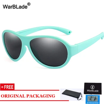 

WarBlade New Polarized Kids Sunglasses Square Boys Girls Sun Glasses Children oculos UV400 Eyewear Baby Infant Safety Eyewear