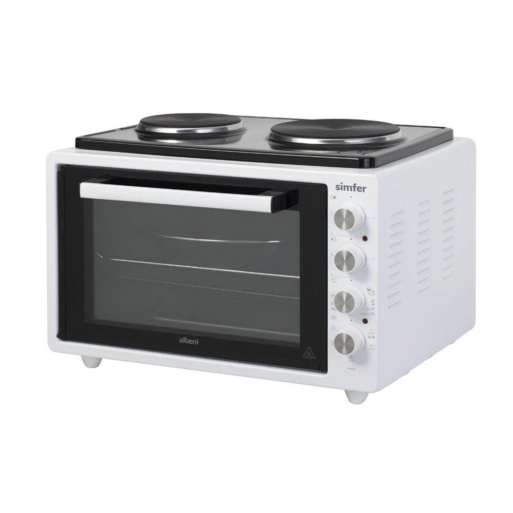 Мини печь электрическая Simfer M4242 компактная плита с двумя конфорками регулировка