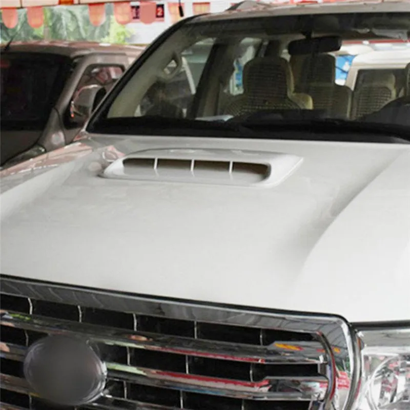 

Universal Car Styling Decorative Silver/white/black Air Flow Intake Scoop Turbo Bonnet Vent Cover Hood Other 3D Sticker Car Body