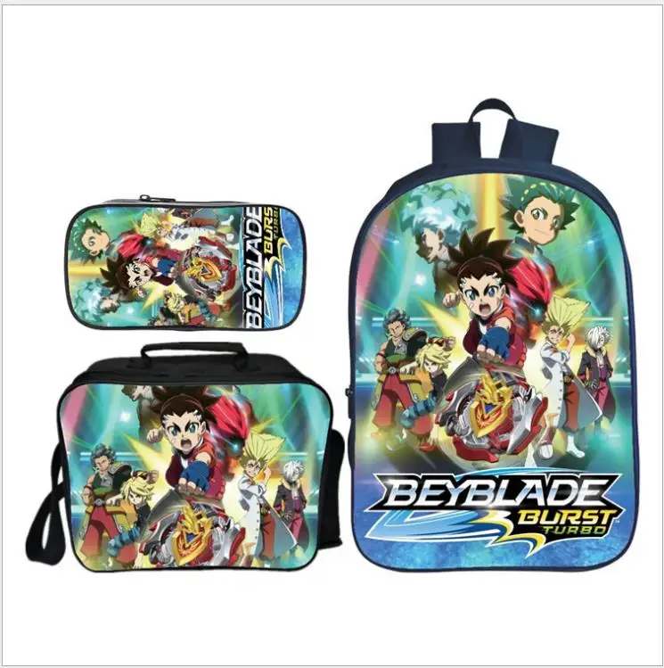Комплект из 3 предметов; рюкзак для мальчиков; BEYBLADE BURST; школьные сумки для студентов; лучшие подарки; детские школьные сумки с героями мультфильмов; Mochila Escolar