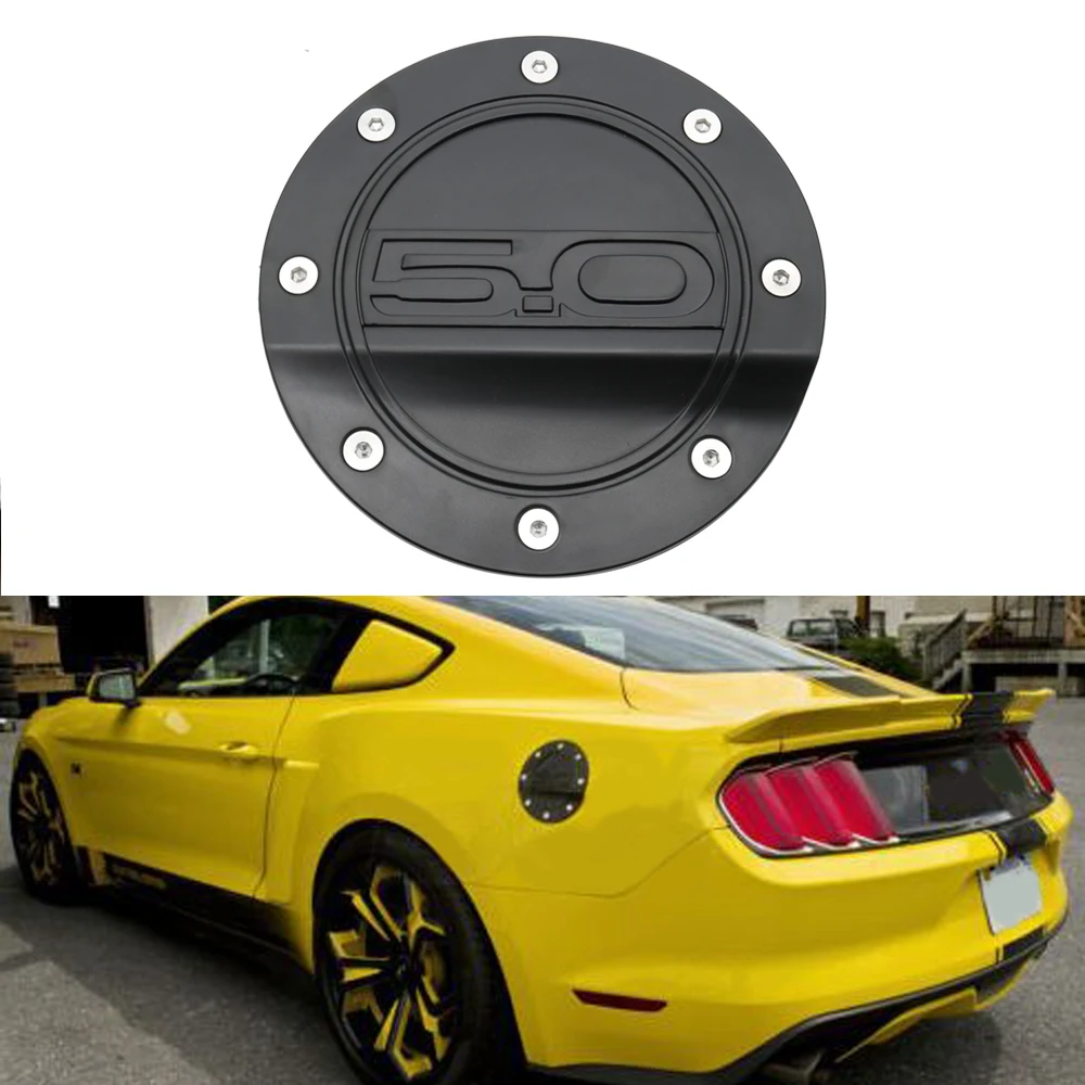 mustang gas cap cover