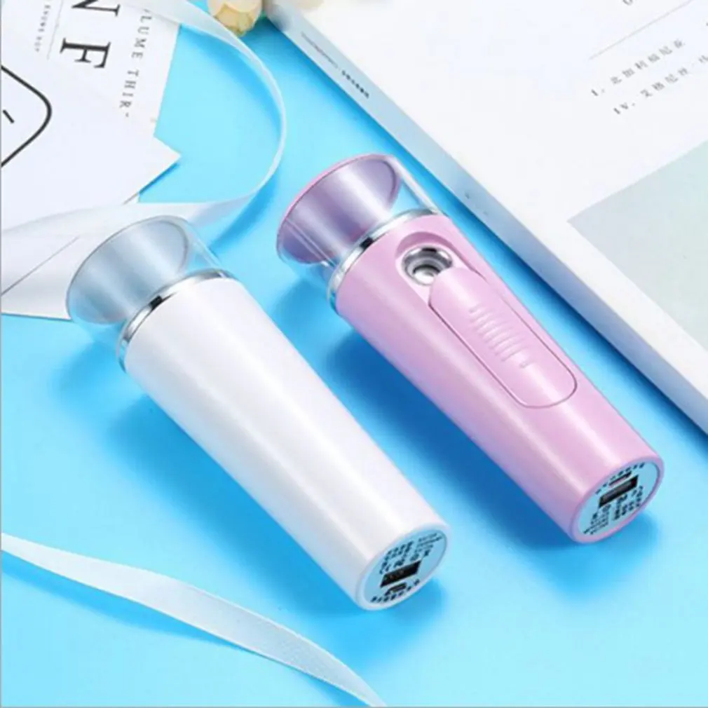 Portable USB Face Spray Beauty Instruments Mist Sprayer Facial Body Nebulizer Steamer Moisturizing Skin Care