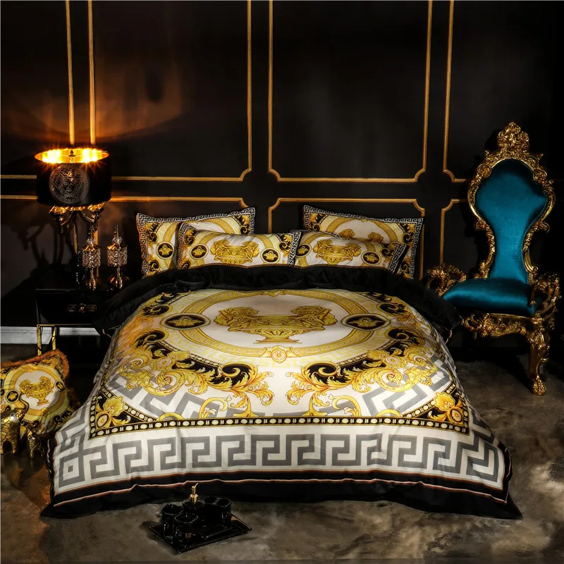 Luxury European Style bedding Set 5 Pcs Luxury Bedding Store