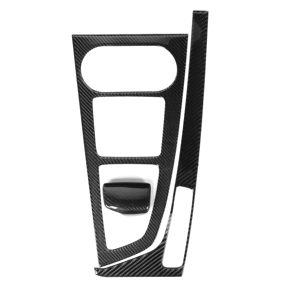

3pcs/set Carbon Fiber Shift Knob Cover Gear Panel Shift Trim Cover Decoration Fit for A4 A5 S4