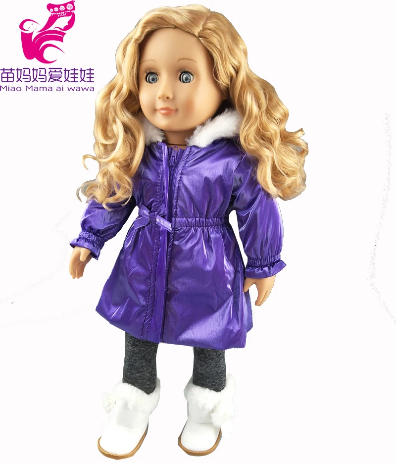 Дял 18-дюймовой куклы Одежда для девочек лыжная куртка для 43 см для ухода за ребенком для мам Одежда для новорожденных, куклы, одежда для маленькой девочки, куртка в стиле кукольной