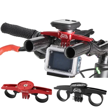 

Bicycle Computer Extended Bracket Bike Headlight Mount Bar Computer Holder Lantern Lamp Support Rack Alloy Fiber Stand