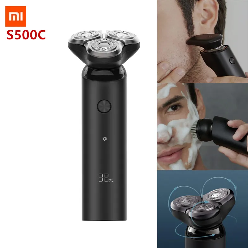 Xiaomi Mijia S500C/S500 электробритва бритва для мужчин триммер бороды перезаряжаемая 3D