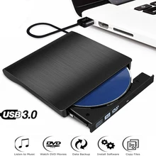  Original USB 3.0 Slim External DVD RW CD Writer Drive Burner Reader Player Optical Drives For Laptop PC 