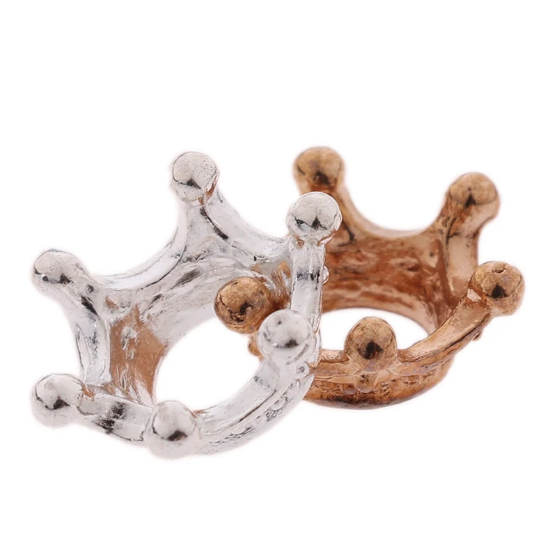 

2pcs 1:12 Dollhouse Miniature Mini Metal Crown Model Toys Dolls Accessories