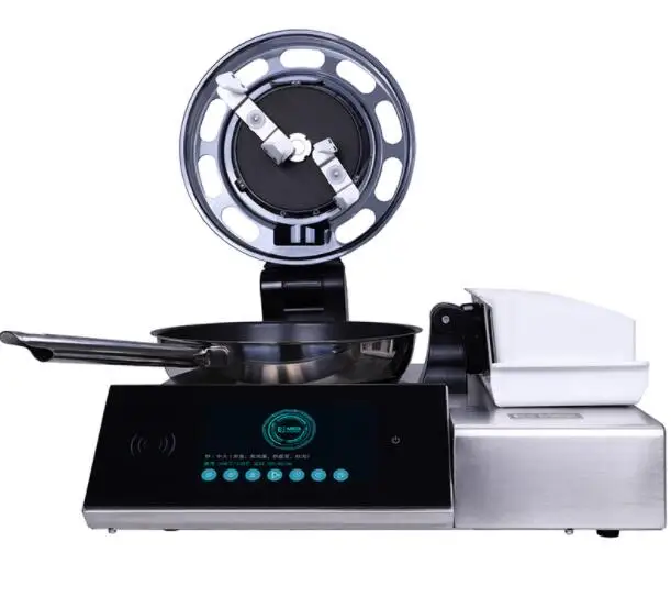 Automatic Electric Stir-Frying Wok Pot Non-stick Cooker Robot Cooking Machine Stew Pot Wok frying pan chinese food cooker 5