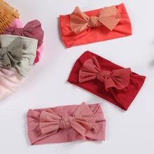

11pcs/Lot Soft Kids Headband Newborn Infant Toddler Knot Bows Headwraps Baby Girls Headwear Gifts Photo Prop Baby Hair Bands