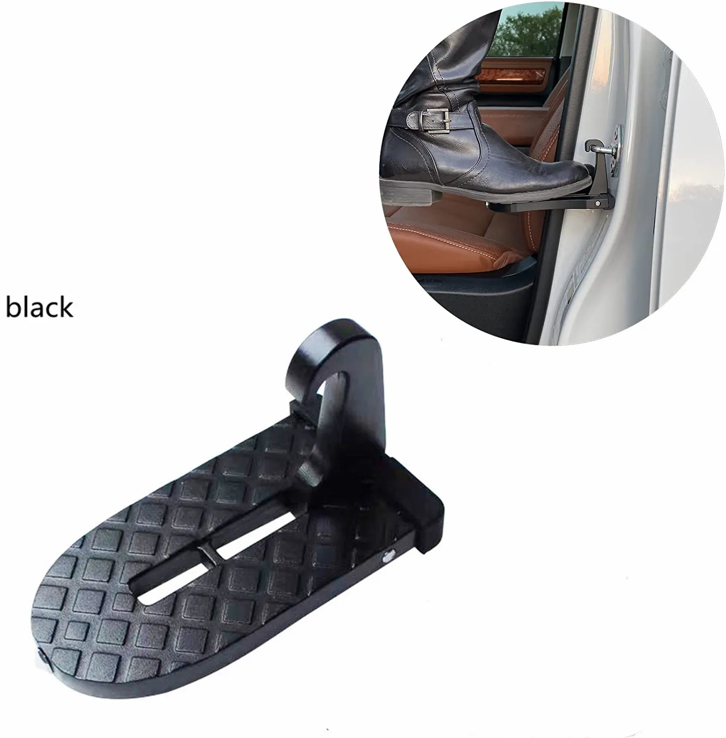 

Universal Foot Pedal Aluminium Alloy Safety Hammer Multifunction Foldable Car Roof Rack Step Car Door Step Latch Hook Auxiliary