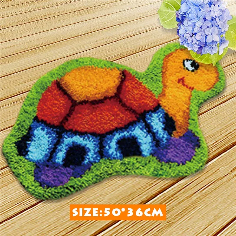 ZD097 50x36cm DIY Мультяшные крючки для собак на коленях с защелкой, наборы ковров для вязания крючком, спицы, войлочные наборы для поделок для вышивки, ковров для вышивки крестиком - Цвет: ZD097 50x36cm