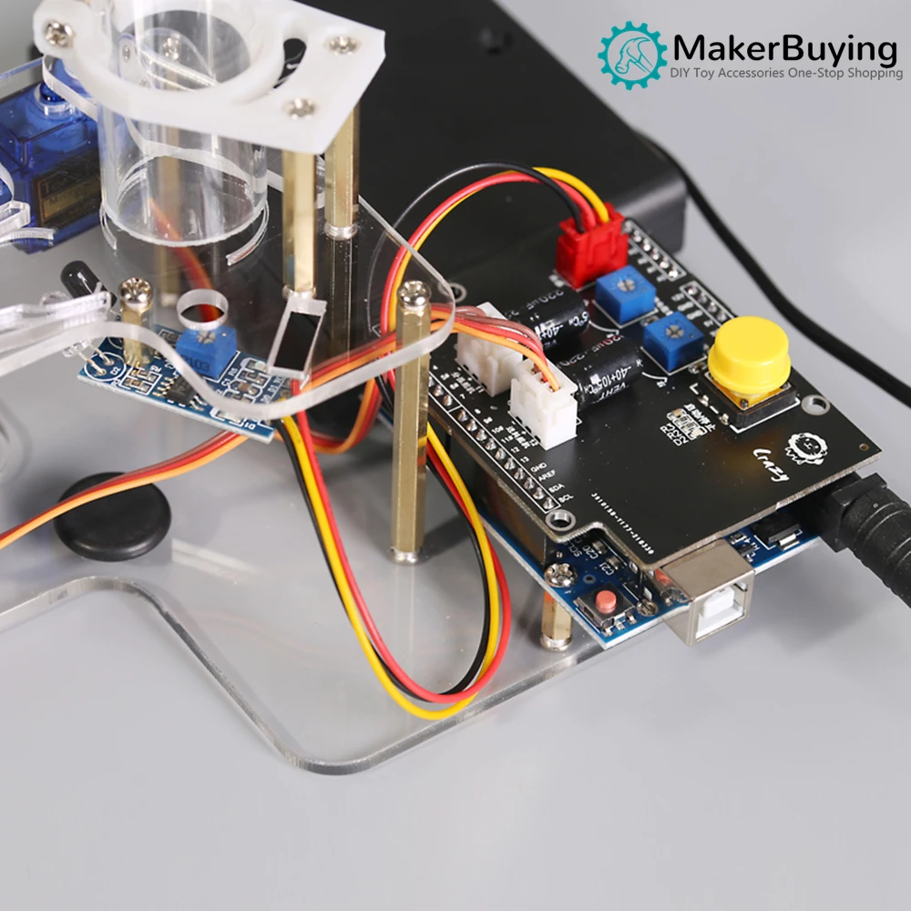 DIY Arduino Color Sorter Black and white chess pieces sorting arduino learning kit STEM educational robot