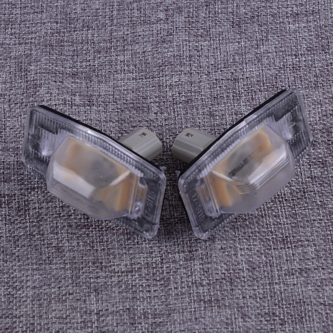 

DWCX 2pcs Led Number License Plate Lamp Tail Light Plastic NC1051270B Fit for Mazda Familia 323 Protege BJ 98-03 Miata 2002 2003
