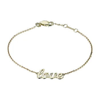 

Bracelet of yellow gold with diamond e0301br04202332