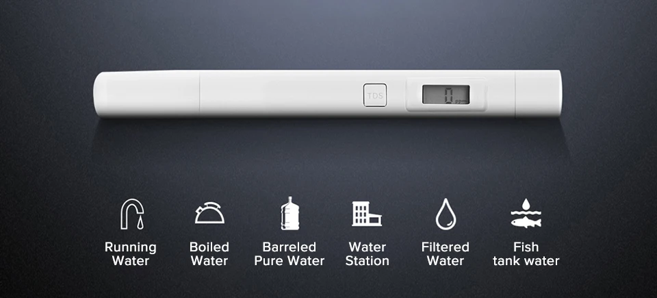 Original Xiaomi Mi TDS Meter Tester Professional Digital Water Quality Tester TDS-3 PH EC Tester IPX6 Waterproof (4)
