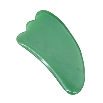

Green Scraping plate Gua Sha Facial Massage Chinese Medicine Natural Jade Board Scraping Tool Dropshipping 2020