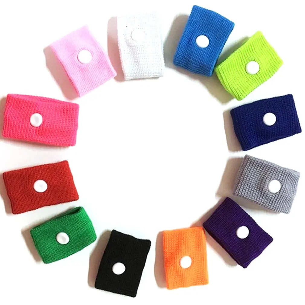 

Travel Sickness Wrist Band Anti Nausea Car Van Sea Plane Wristband Anti-motion Sickness Bracelet Strap