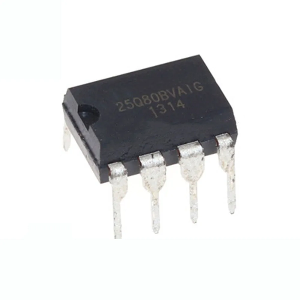 

5 шт. W25Q80BVAIG DIP8 GD25Q80PCP GD25Q80 W25Q80 25Q80 DIP-8 25Q80BVAIG DIP