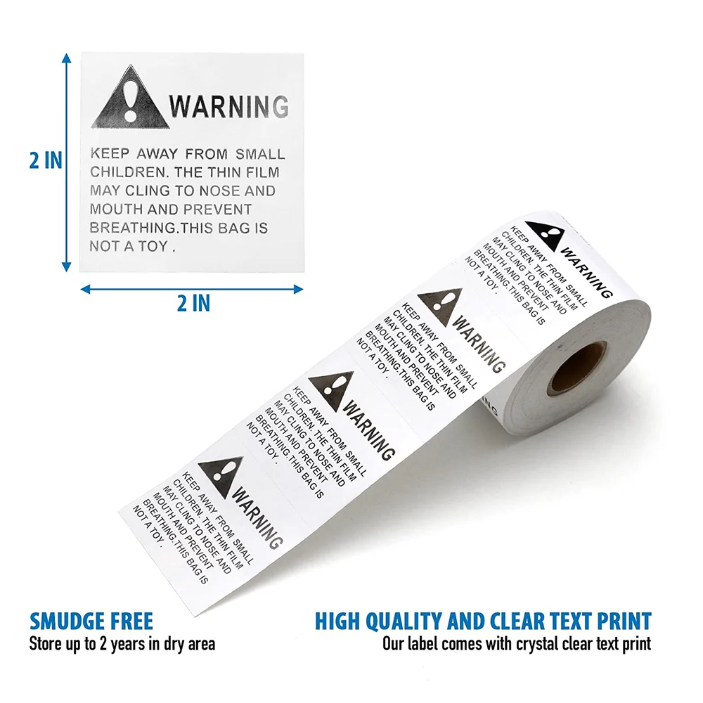 Suffocation Warning Labels 2