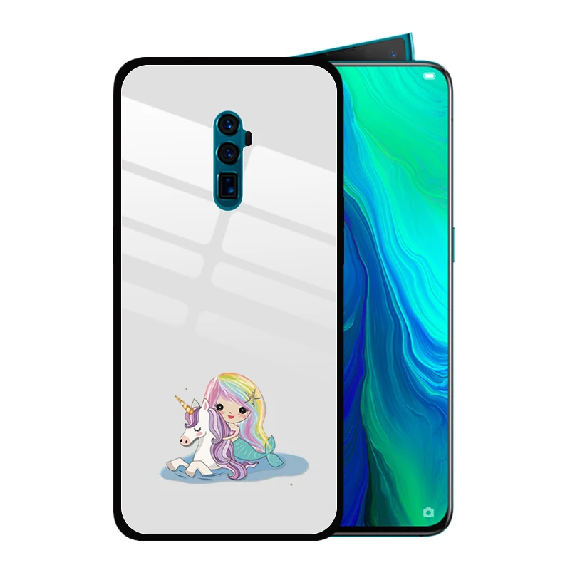 Милый мультяшный чехол Unicron из закаленного стекла для OPPO Reno2 F Z Reno 10x zoom R17 R15 R11 Plus 9S
