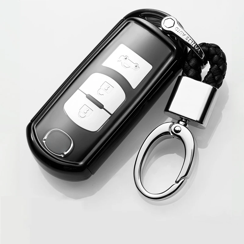 

TPU+PC Car Key Cover Case fit for Mazda 2 3 5 6 2017 CX-4 CX-5 CX-7 CX-9 CX-3 CX 5 Accessories