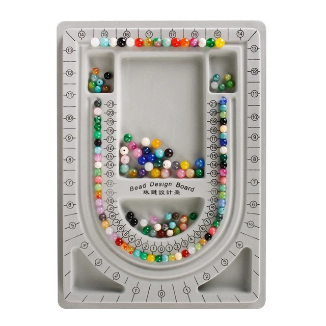 Bead Board Design Beading Board Tray DIY Craft Tool U-Shaped Channels for  Girl - AliExpress