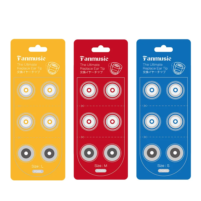 

Fanmusic P006 In-ear Silicone Memory Sponge Earphones Ear tips