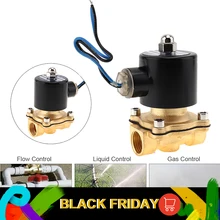 1/" DC 24V латунный Электрический электромагнитный клапан пневматический клапан для воды/масла/газа