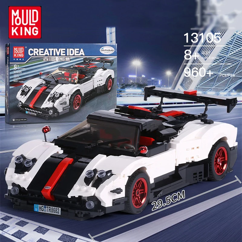 

13105 Creative Idea Series Pagani Zonda Cinque Roadster Compatible Moc-22208 Bulding Blocks Bricks Toys Gifts For Boy