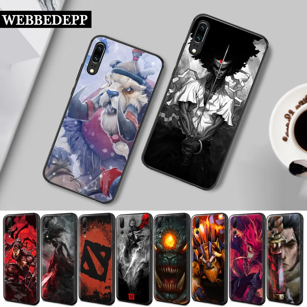 Роскошный силиконовый чехол 90 Вт Shadow Fiend Dota 2 для Huawei P8 P9 Mini P10 P20 P30 Lite Pro 2015 2016 2017 P Smart