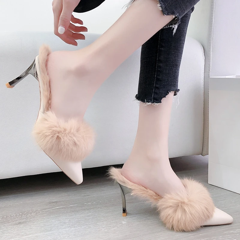 sexy fluffy slippers