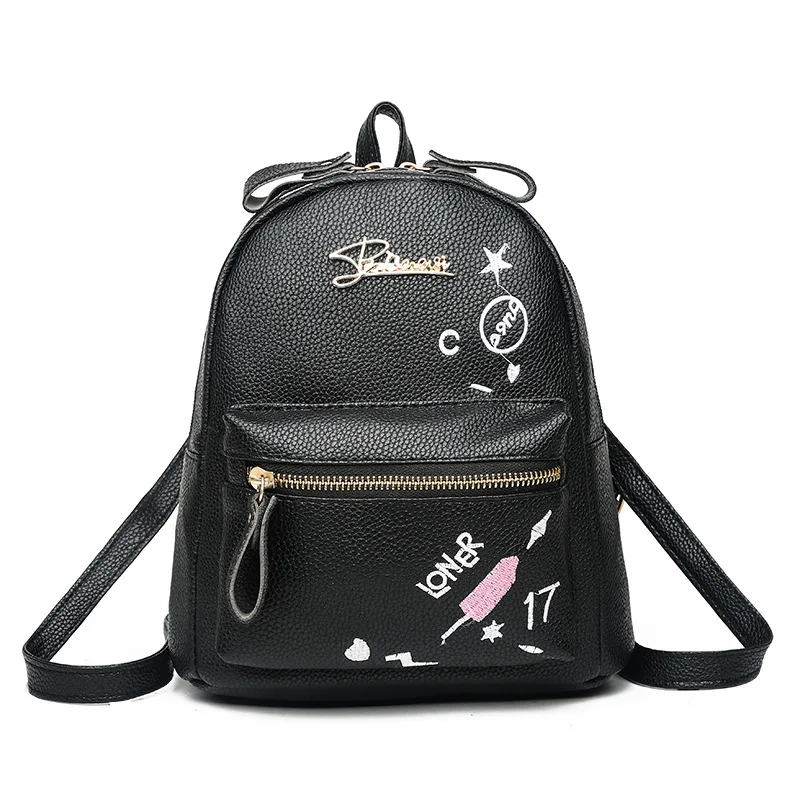 Рюкзак стиль han ban kuan модный искусственный рюкзак студенческий veritile модная женская сумка на плечо