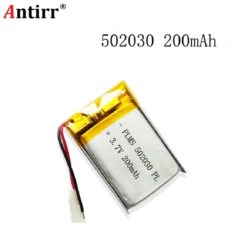 Полимерная литий-ионная батарея 3 7 V 502030 200mah может быть настроена оптом CE FCC ROHS MSDS