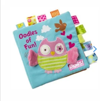 

cartoon animal owl Infant Baby Intelligent Development Non-Toxic Soft Baby's First Book Cloth Book Toys Educational Book toy