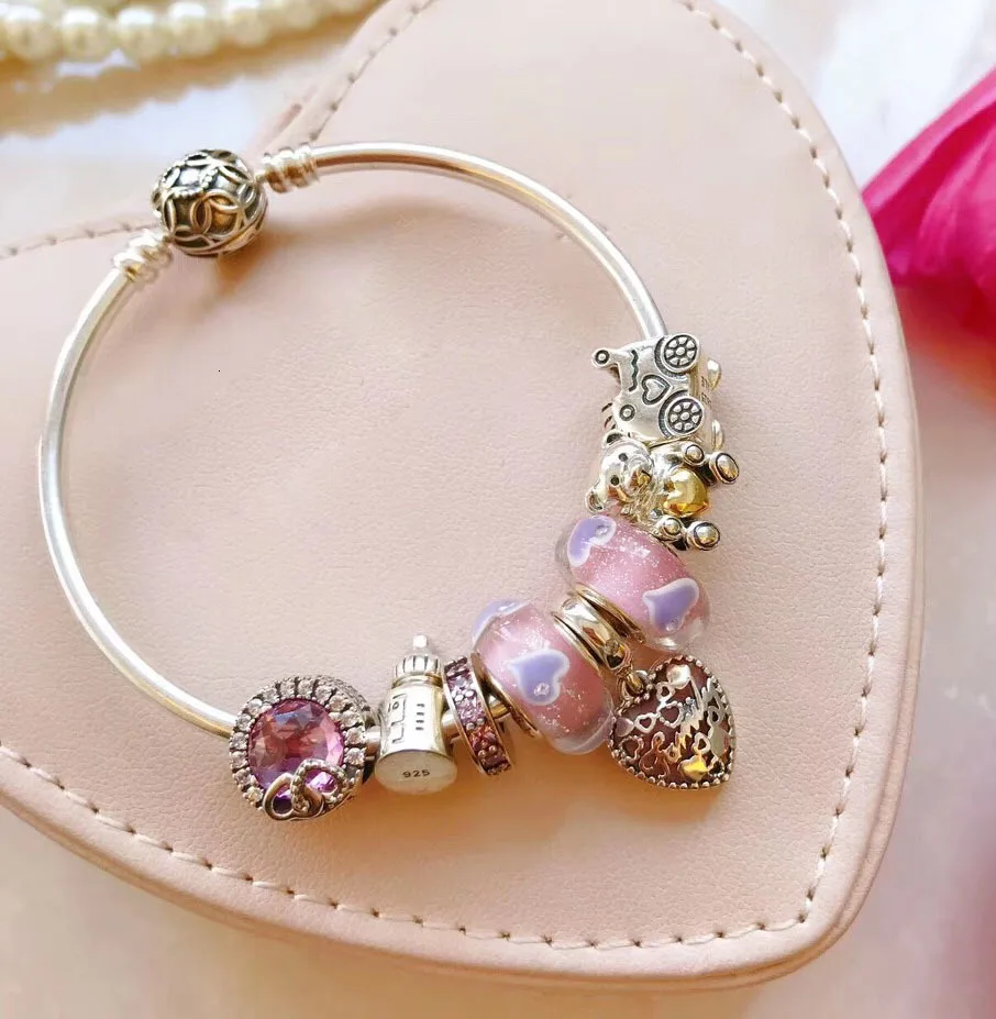 

High Quality 1:1 100% 925 Silver Pure love freight bracelet accounts Free shipping