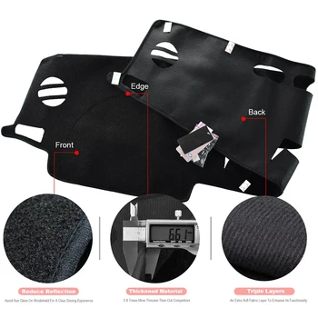

Pad Dashboard Cover Carpet Accessoires For Toyota RAV4 2013 - 2018 2017