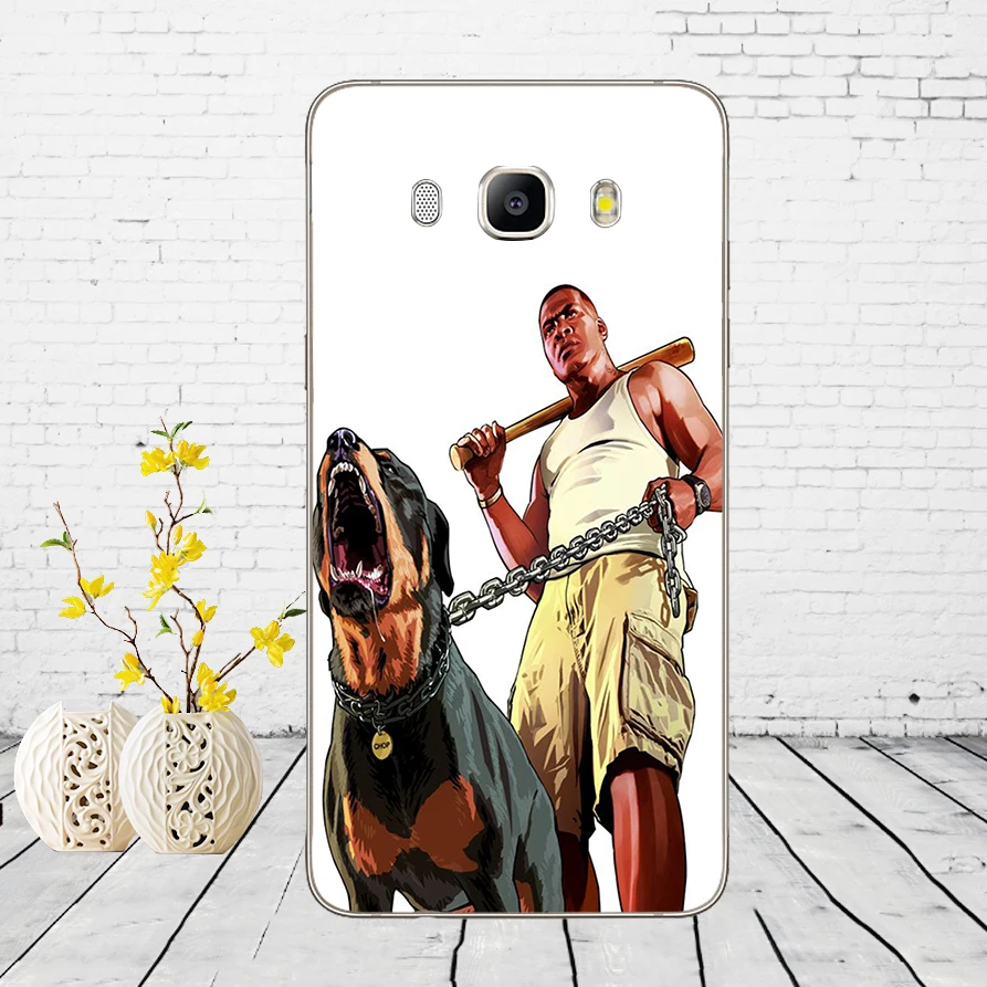 12 33DD Grand Theft Auto GTA V Мягкий силиконовый чехол для Samsung Galaxy A3 a5 A6 A8 j3 j5 j7 - Цвет: 12