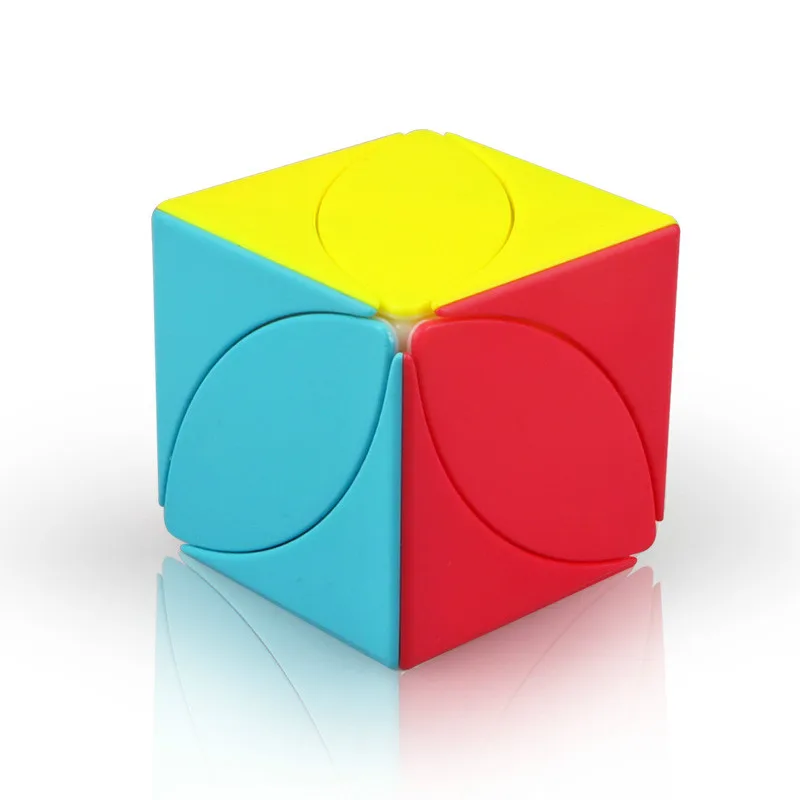 Qiyi mofangge Maple Magic Cube первые Скручивающиеся кубики листочной линии головоломки профессиональная магия 56 мм 1 шт. безопасные ABS ультра-игрушки для спокойных игр - Цвет: Цвет: желтый