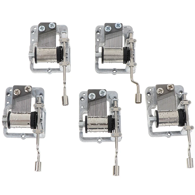 Mini Hand Cranking Music Movement DIY Movement Play Set Mechanical Music Box Hand Crank Box music box