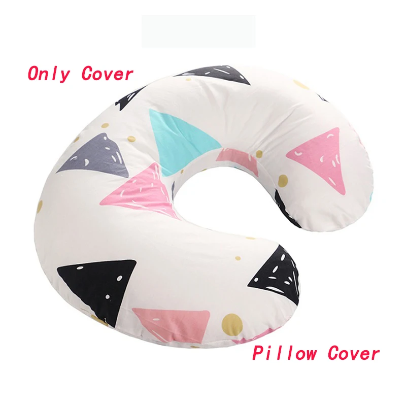 U-образная наволочка для грудного вскармливания, наволочка для грудного вскармливания для новорожденных, хлопковая Подушка для кормления - Цвет: Triangle Cover