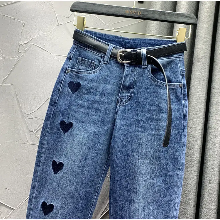 women's clothing stores New Women Denim Harem Pants Loose Casual Korean Mom Jean Boyfriend Jeans For Women mid Waist Plus Size black jeans