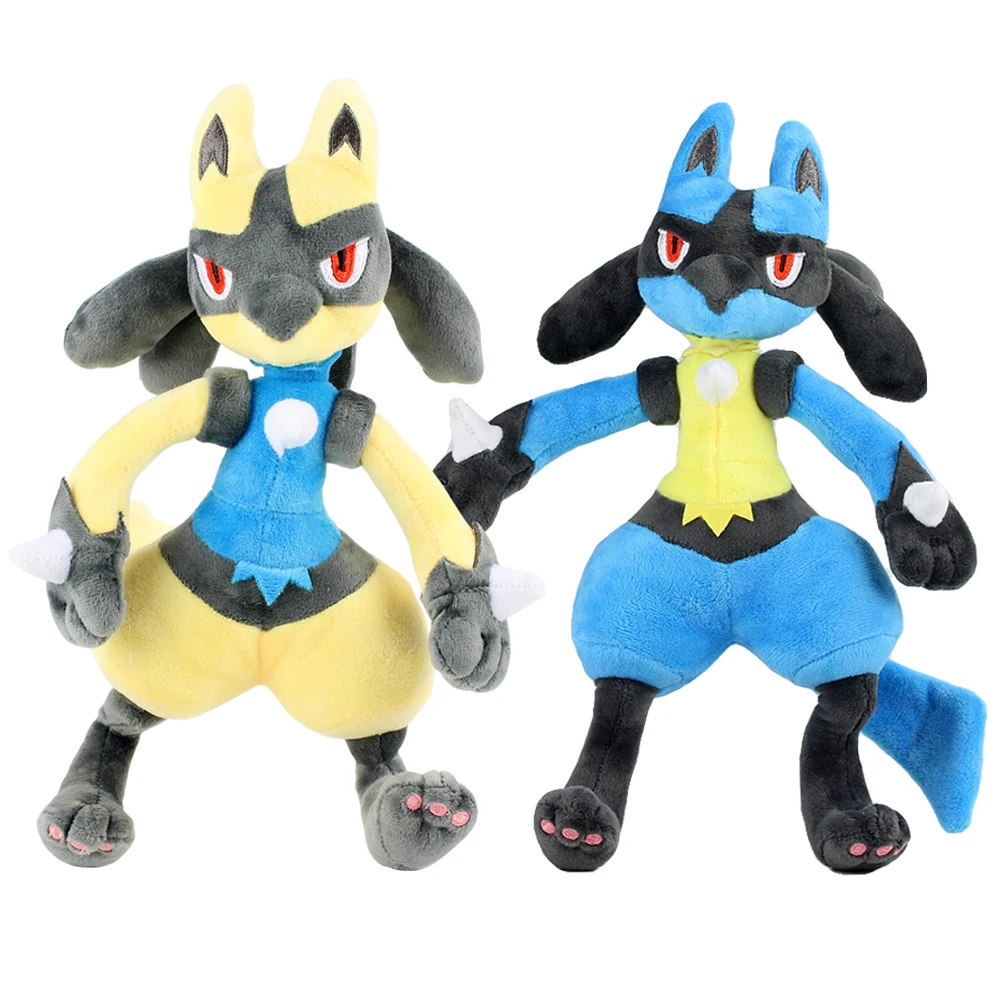 Блестящие Lucario 30-31 см плюшевые куклы мягкие лучшие подарки розничная