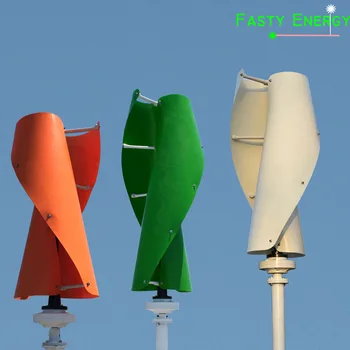 

300w 400w 600w 12v24v/48v Vertical Mini Wind Turbine Generator With Maglev Generator and 12v 24v Auto MPPT Controller Energy