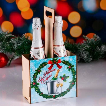 

Box for champagne "Happy New Year!" champagne in a bucket 5215789