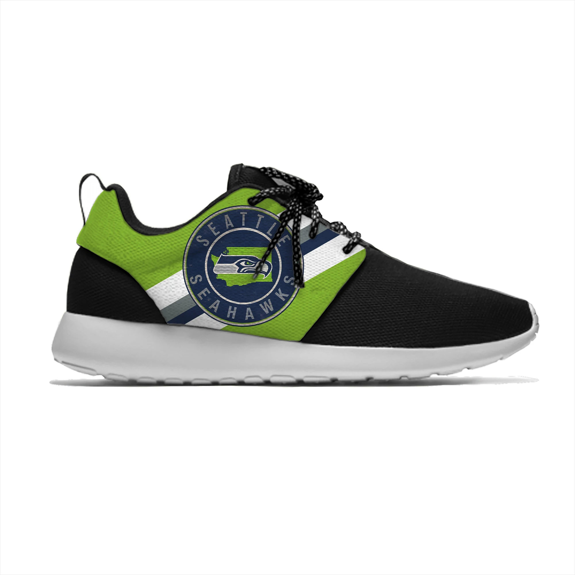 

Seahawks Breathable Leisure Sport Sneakers Seattle Football Team Fans Lightweight Casual Men/Women Running Mesh Shoes