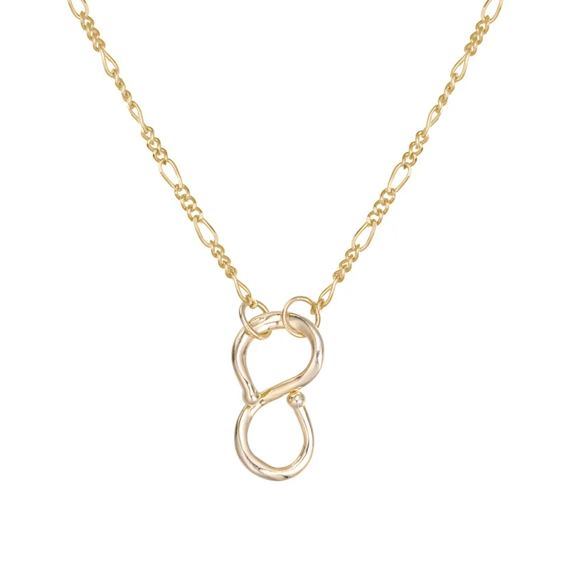

Harlig sterling silver 925 gold color digital necklace choker for women allergy free fashion jewelry trendy style